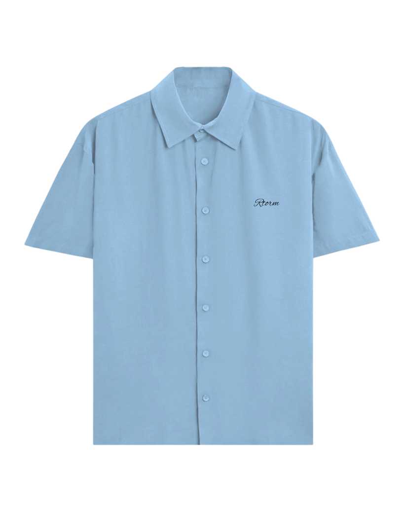 Cross Oversized Button-Up Shirt