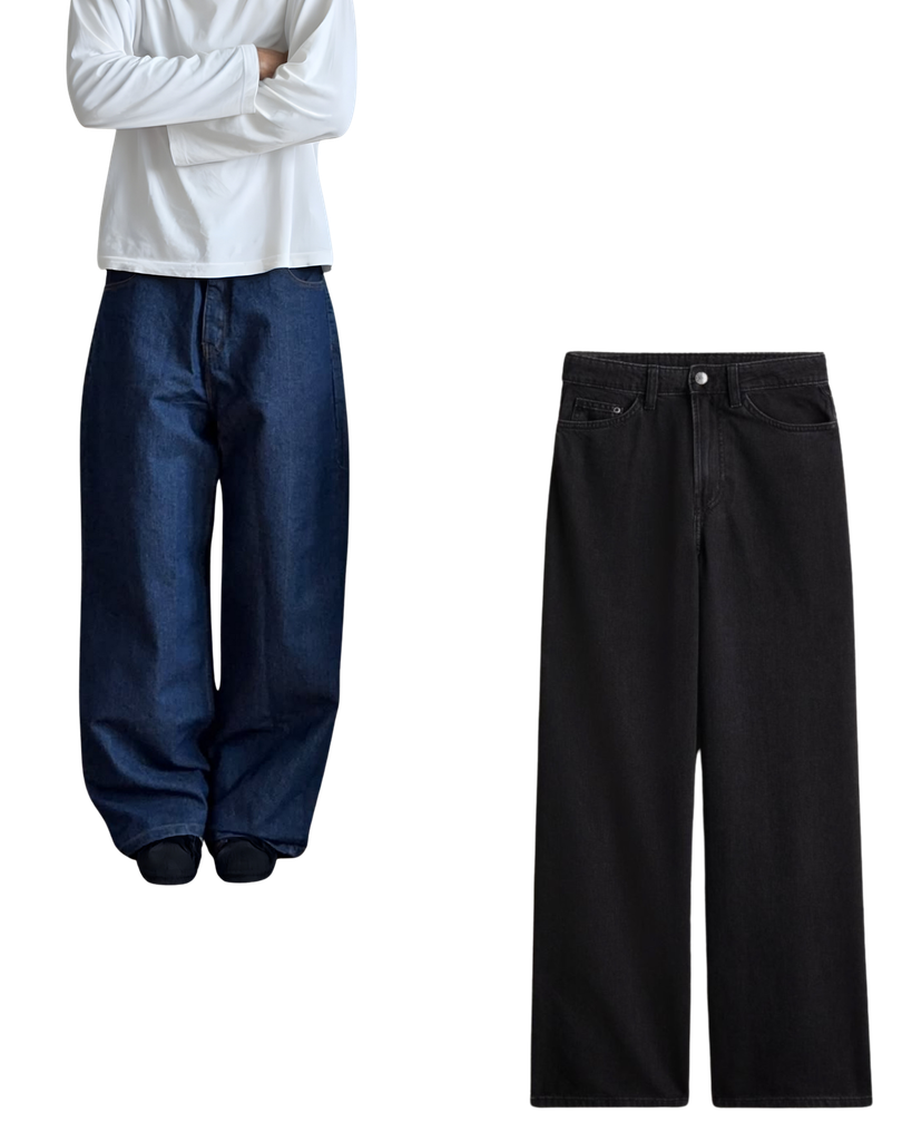 Dark Blue x Black (Jeans)